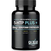 200 MG 5-HTP Plus Synthétiseurs de sérotonine et cofacteur B6 pour une meilleure conversion de la sérotonine - Supplément 5HTP amélioré pour un boost de sérotonine, un soutien de l